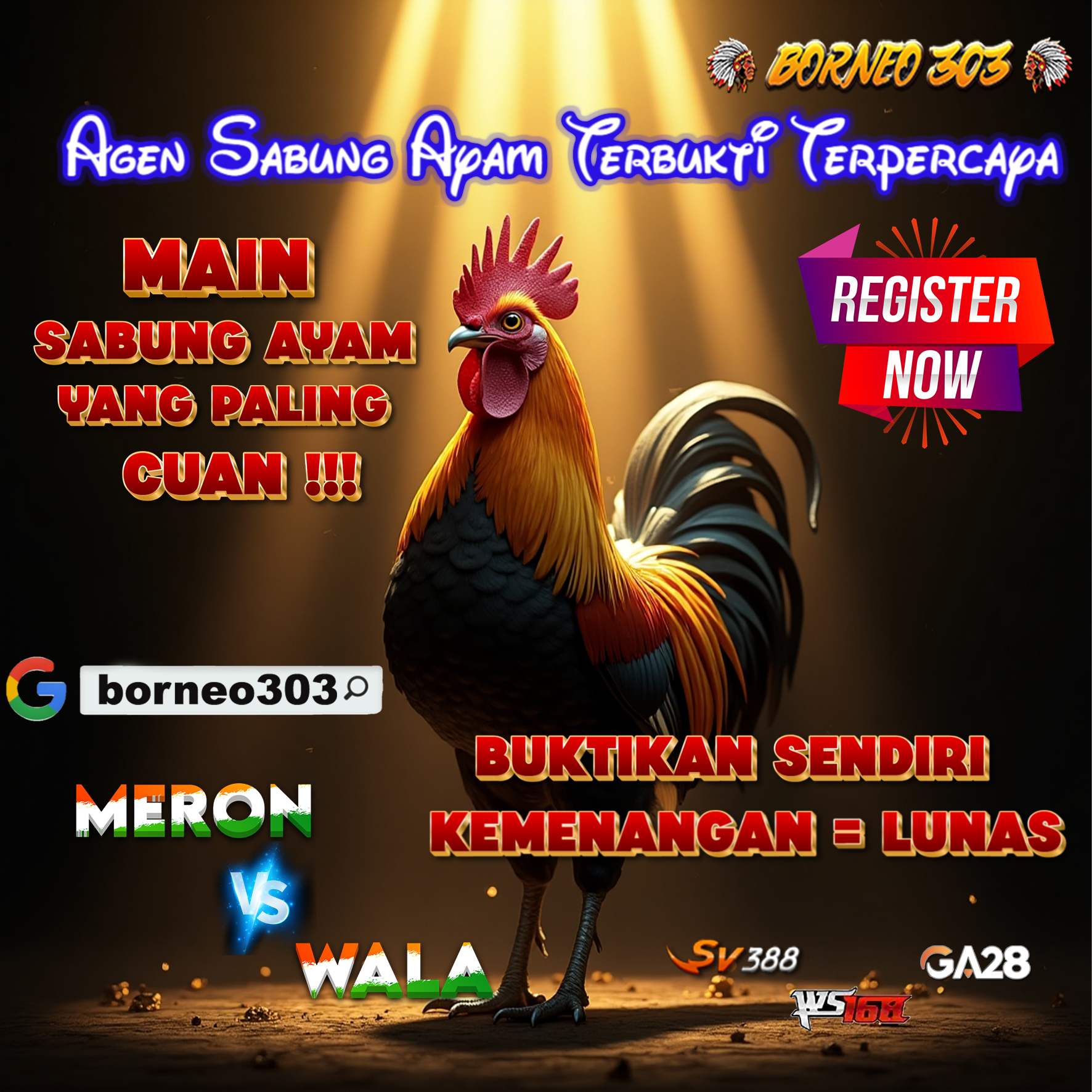 BORNEO303 | APK Slot Gacor dan Sabung Ayam Resmi Hits No.1 image 1